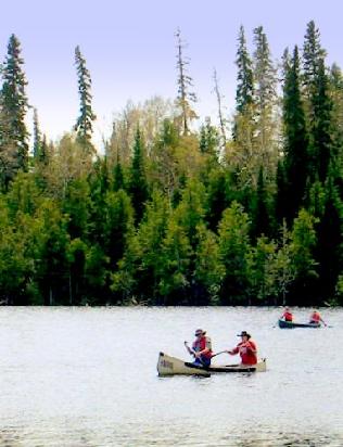 canoe in Canada